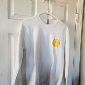 smiley crewneck